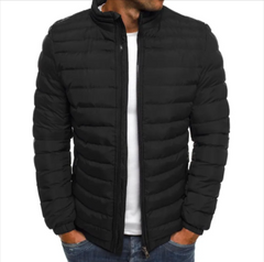 Men's Coldproof Cotton Padded Jacket – Outdoor Zipper Coat